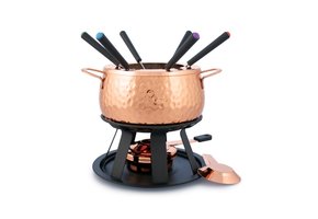 Biel 11PC Copper Fondue Set