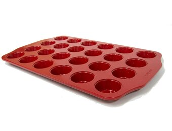 Muffin Pan Mini 24C Red Granite