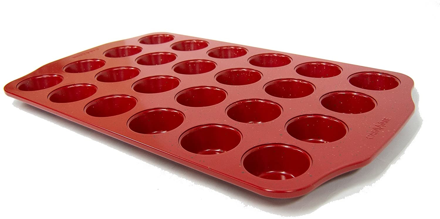 Muffin Pan Mini 24C Red Granite