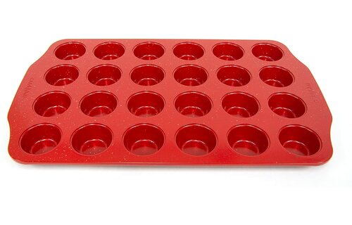 Muffin Pan Mini 24C Red Granite