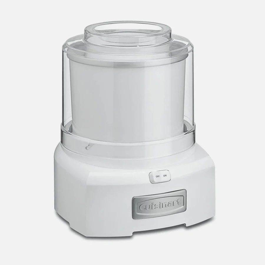 Ice Cream Maker - Automatic 1.5QT Frozen Yogurt-Ice Cream & Sorbet Maker (White)