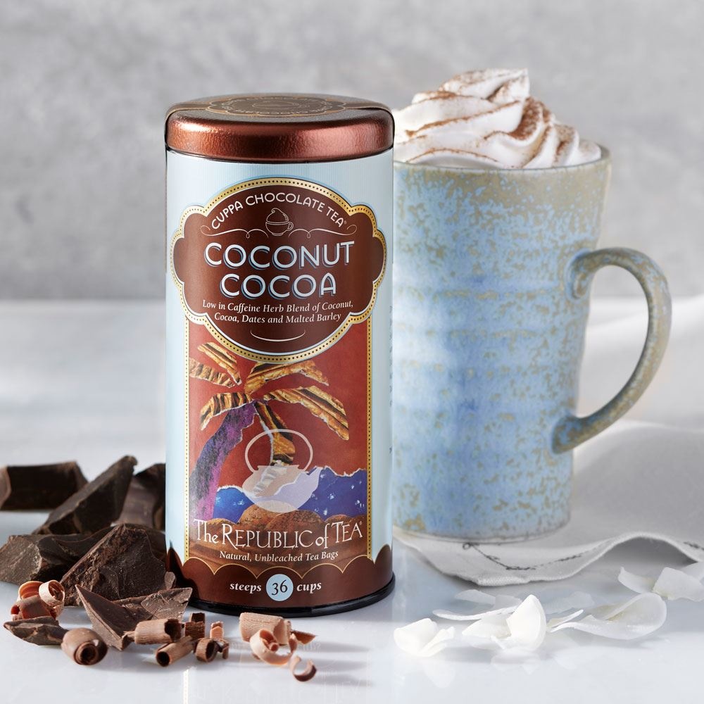 Dessert Tea Cuppa Chocolate Coconut Cocoa