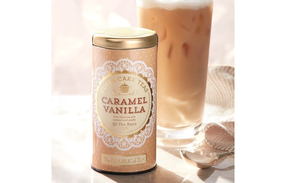 Dessert Tea Cuppa Cake Caramel Vanilla