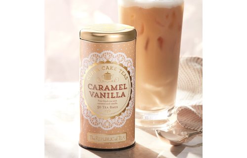 Dessert Tea Cuppa Cake Caramel Vanilla