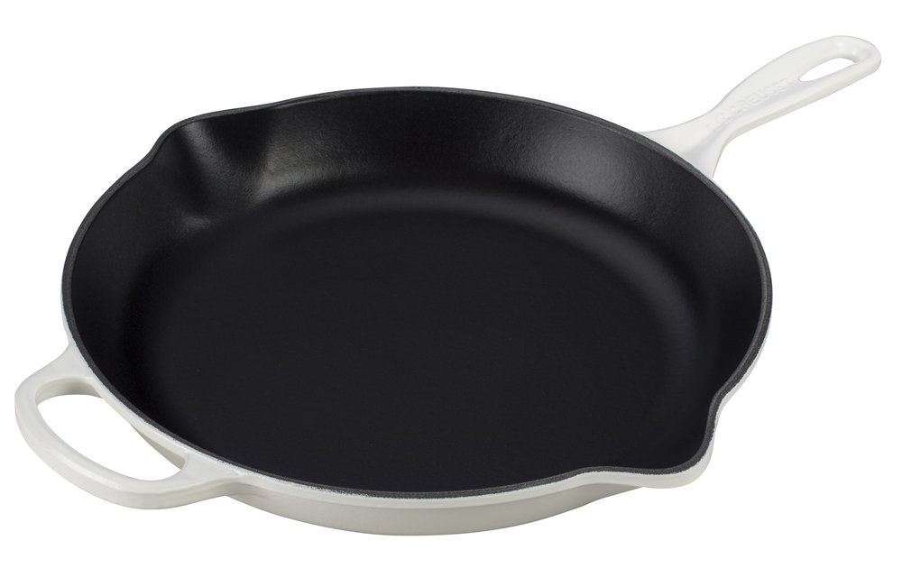 Signature Iron Handle Skillet (11.75") White