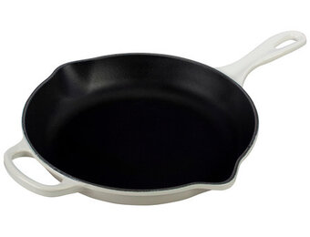 Signature Iron Handle Skillet (9") White