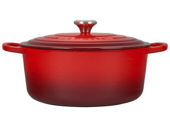 Signature Round Dutch Oven 9QT Cerise