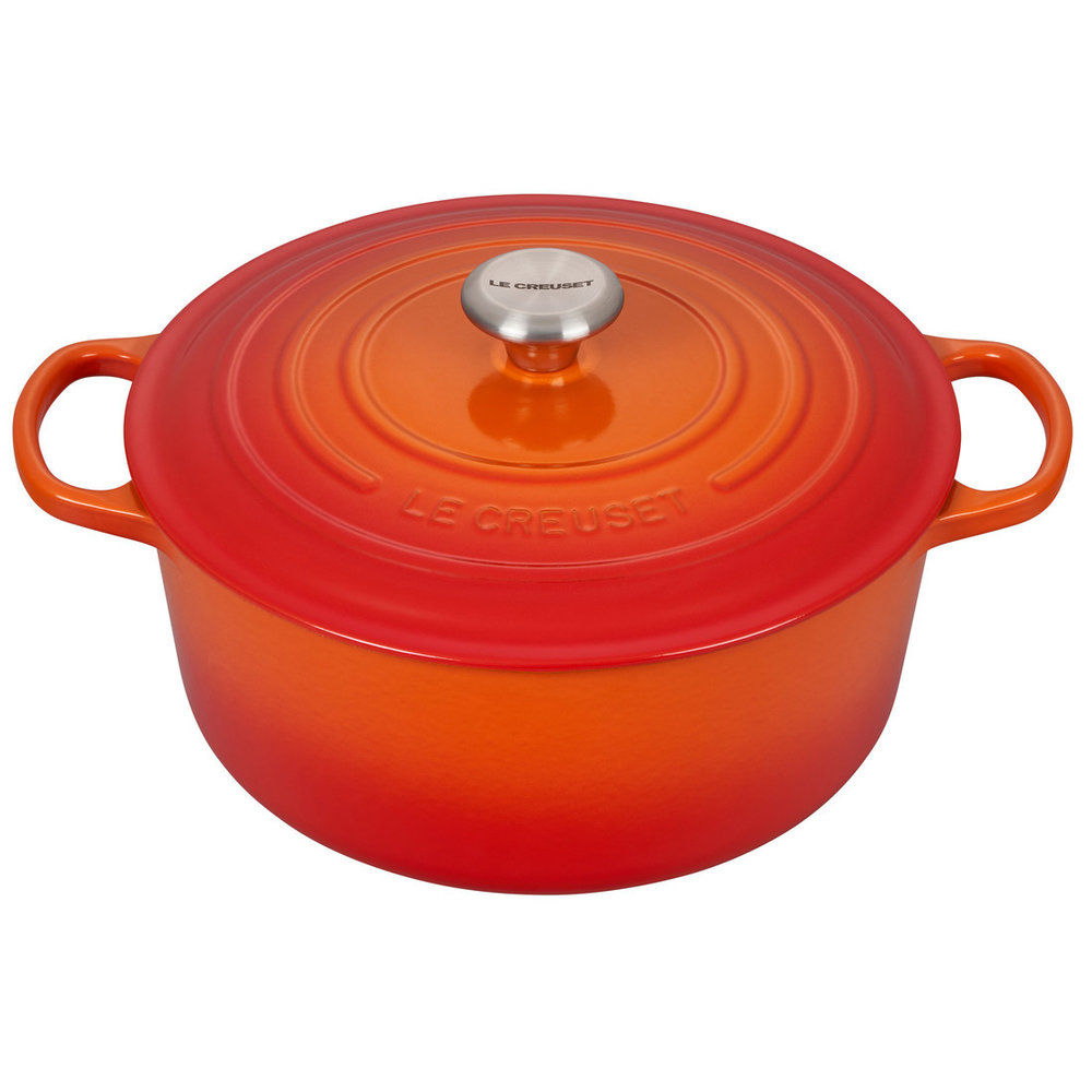 Le Creuset Signature 10.25 Enameled Cast Iron Handle Skillet - Flame