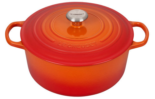 Le Creuset Signature 5.5 Quart Round Dutch Oven - Flame