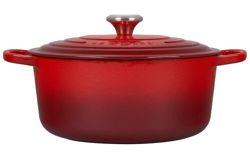 Signature Round Dutch Oven 7.25QT Cerise