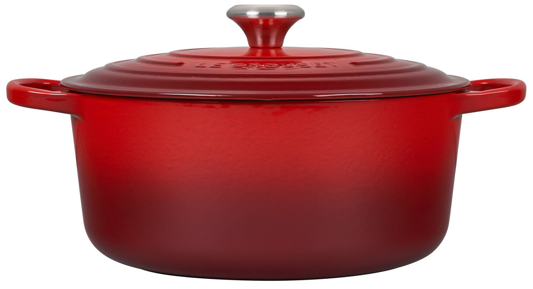 Signature Round Dutch Oven 7.25QT Cerise