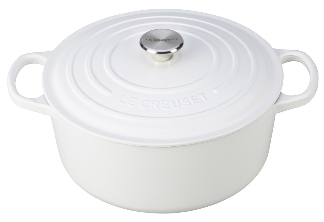 Signature Round Dutch Oven 5.5QT White