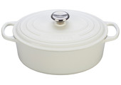 Signature Oval Dutch Oven 6.75QT White