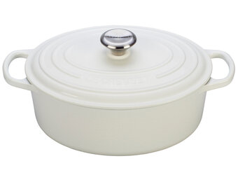 Signature Oval Dutch Oven 6.75QT White