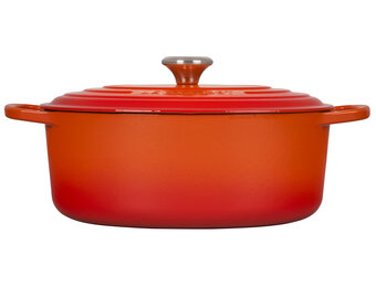 Signature Oval Dutch Oven 6.75QT Flame - Cottonwood Kitchen + Home