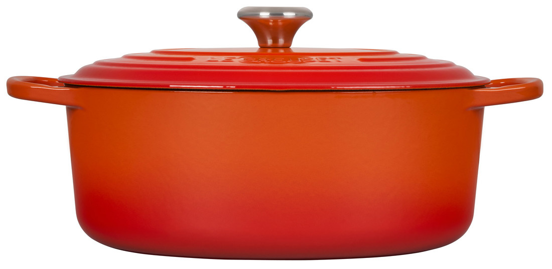 Signature Oval Dutch Oven 6.75QT Flame - Cottonwood Kitchen + Home