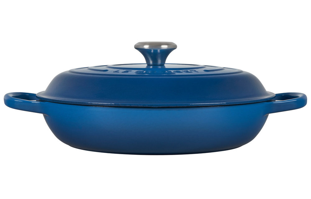 Le Creuset 3.5-Qt. Signature Enameled Cast Iron Braiser, Marseille