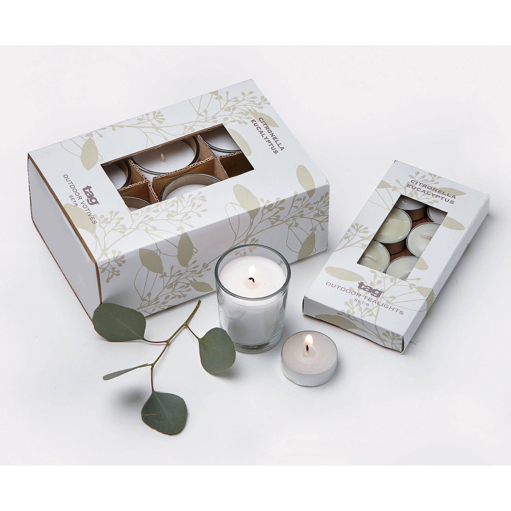 Citro Eucalyptus Votives S/6