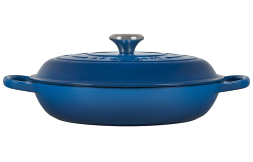 Le Creuset Signature Cast Iron 3.5-Quart Deep Teal Braiser