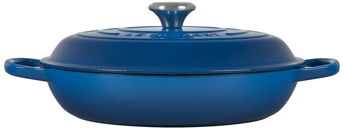 Le Creuset Signature Cast Iron 3.5-Quart Deep Teal Braiser