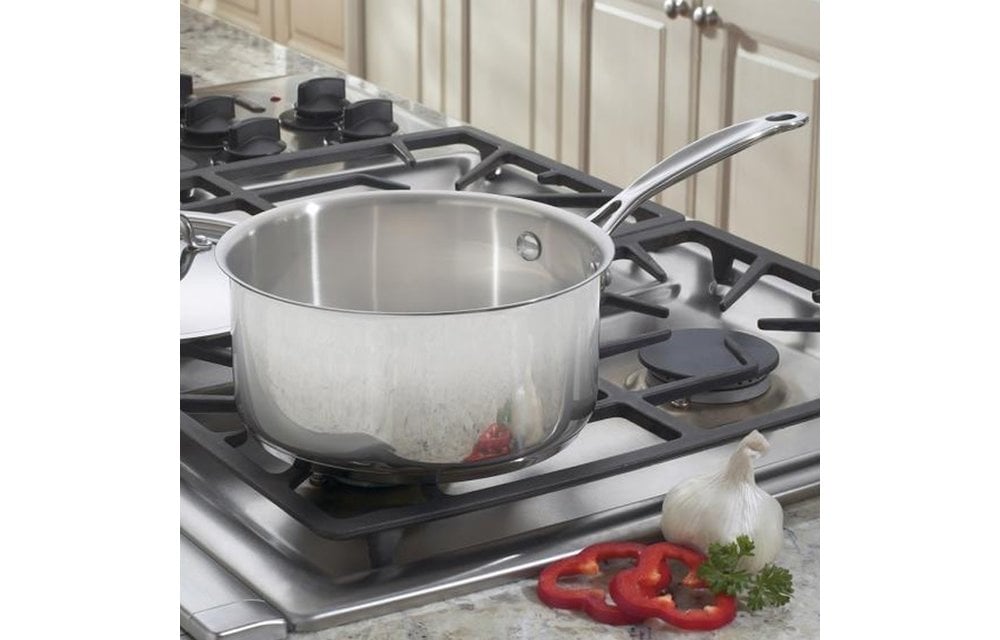 Cuisinart Chef's Classic Stainless Saucepan with Cover, 3 qt