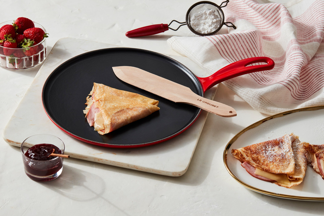 Traditonal Cast Iron Crepe (10.66) Cerise - Cottonwood Kitchen + Home