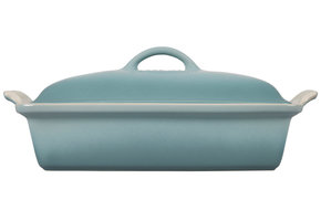 Heritage Covered Rectangular Casserole 4QT (12" x 9") Sea Salt