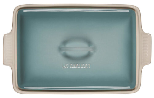 Heritage Covered Rectangular Casserole 4QT (12" x 9") Sea Salt