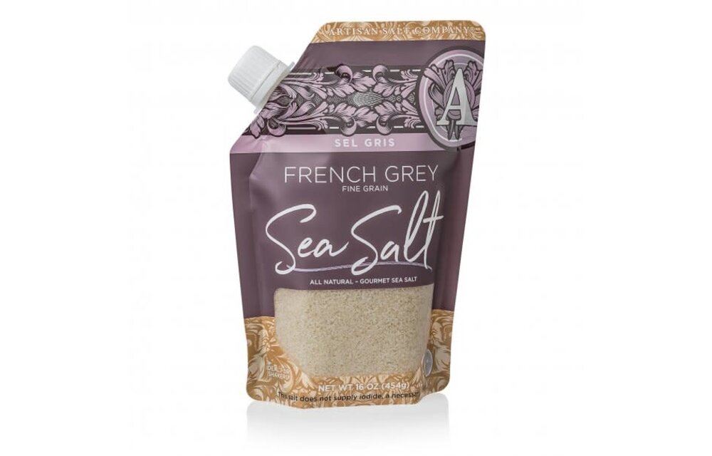 Pure Salt Sel Gris French Grey 16oz Pour Pouch