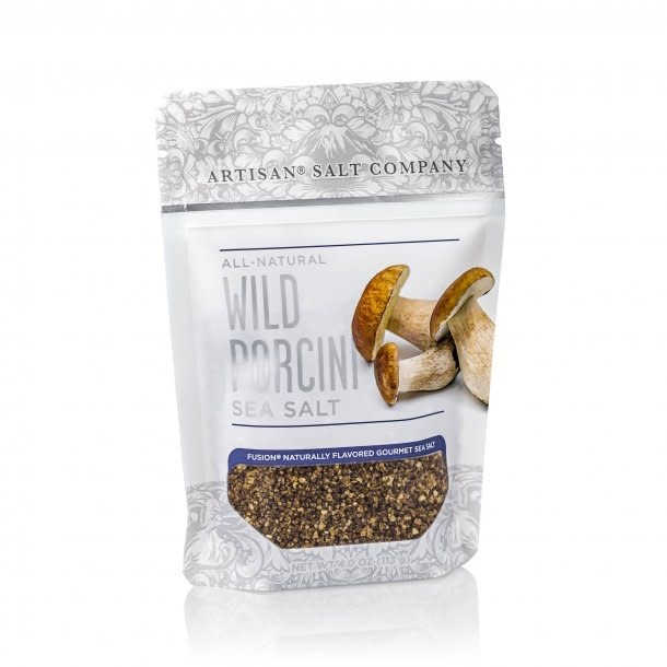 Wild Porcini Mushroom Fusion Sea Salt 4oz Zip Pouch
