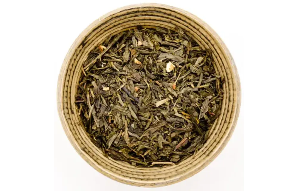 TW Tea 2 Oz Bag Raspberry Orange Sencha Green Tea