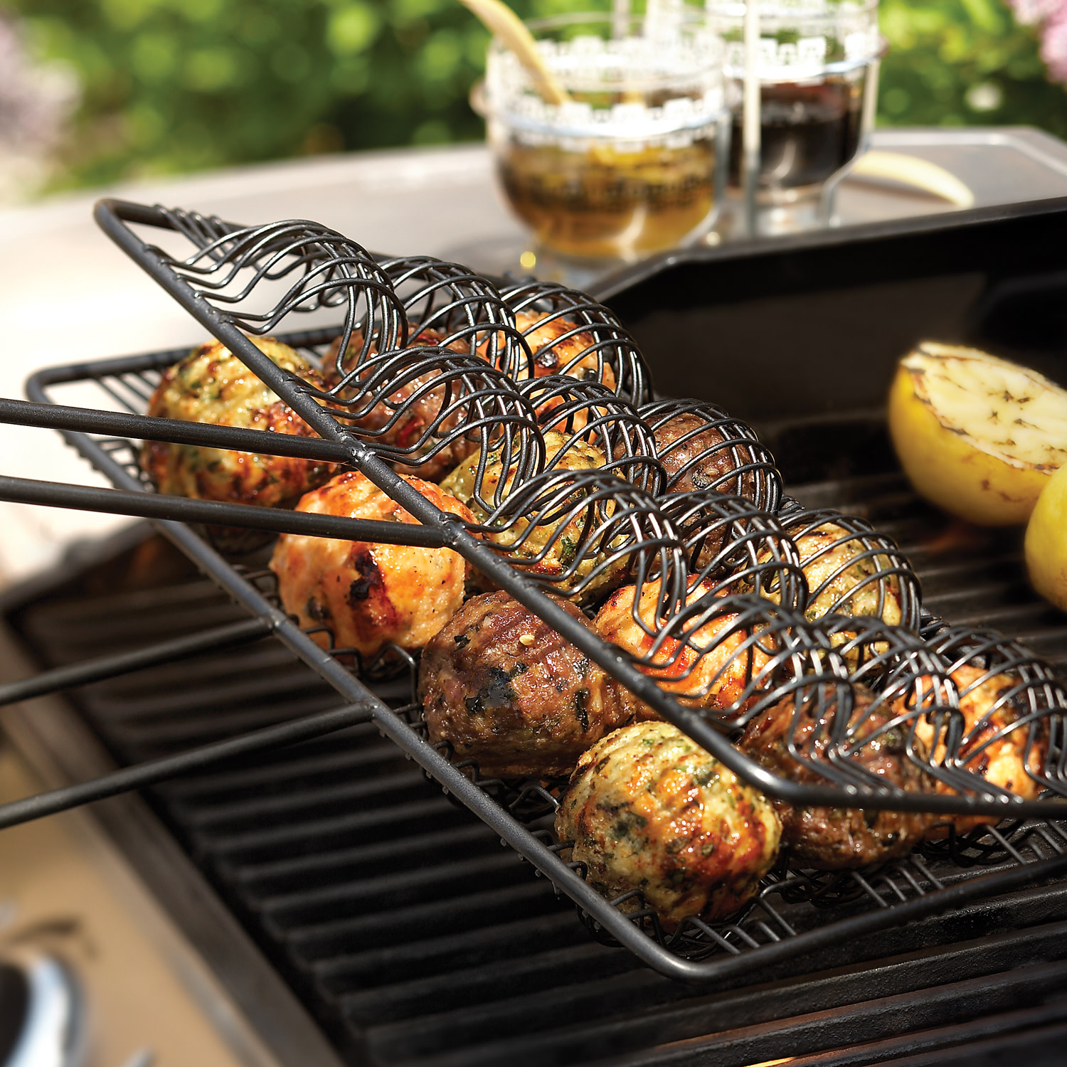 Outset Meatball Grilling Basket