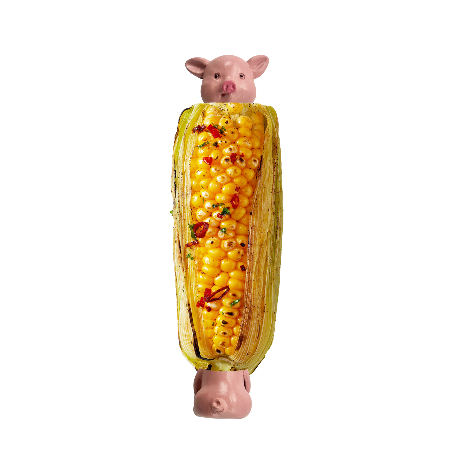 Outset Corn Holders - Piglets S/8