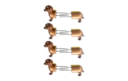 Outset Corn Holders - Daschund S/8
