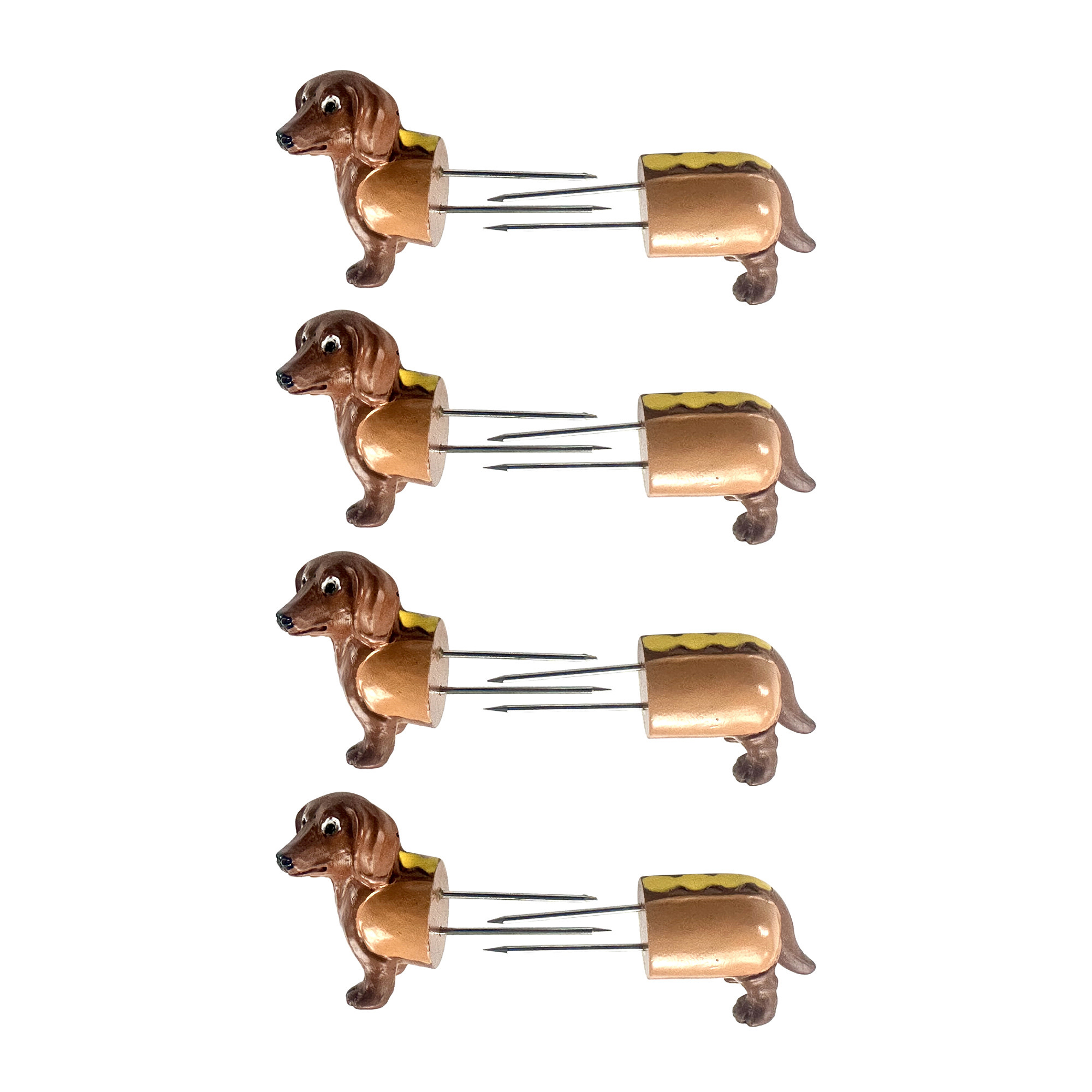 Outset Corn Holders - Daschund S/8