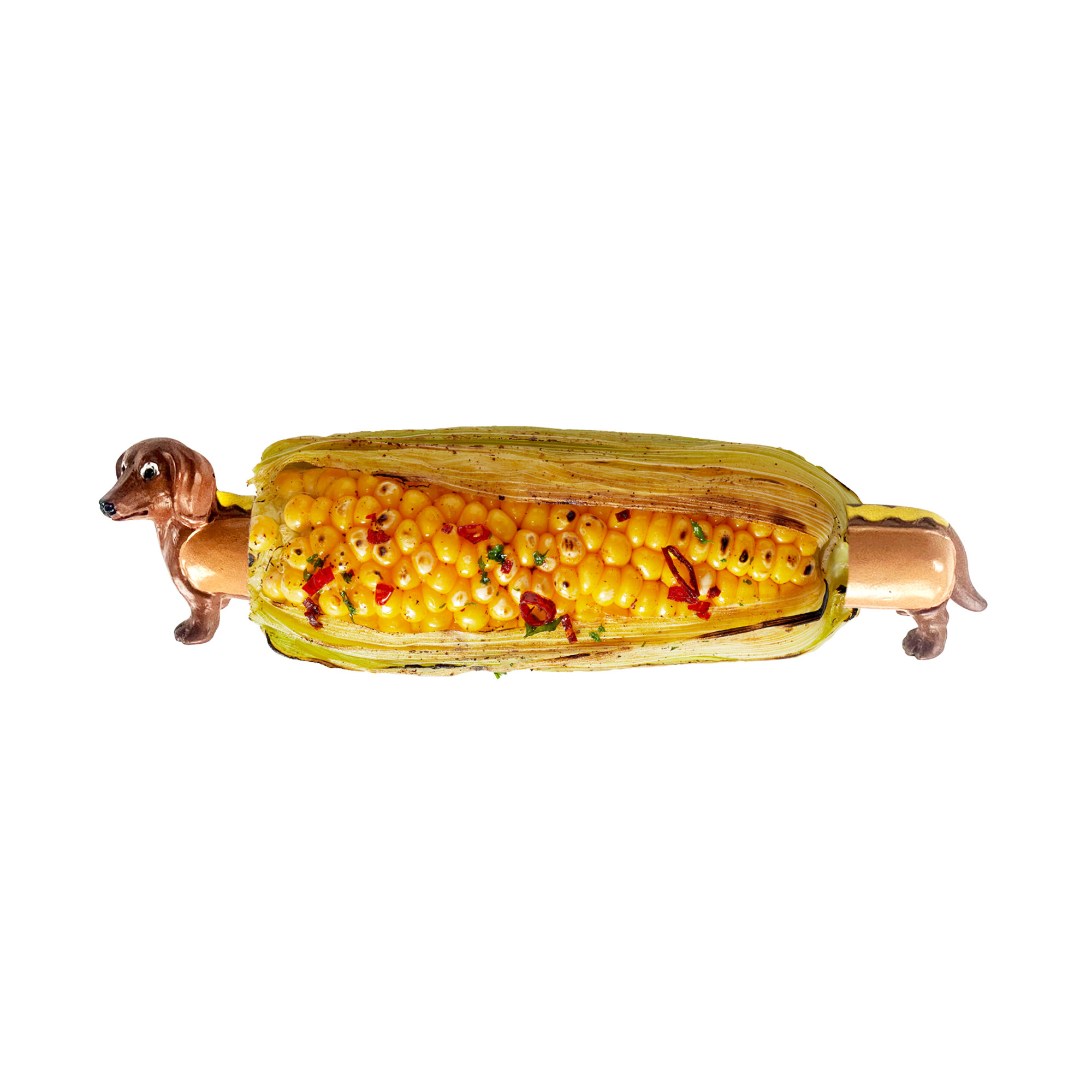Outset Corn Holders - Daschund S/8