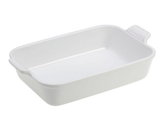 Heritage Rectangular Dish 4QT (12" x 9")  White