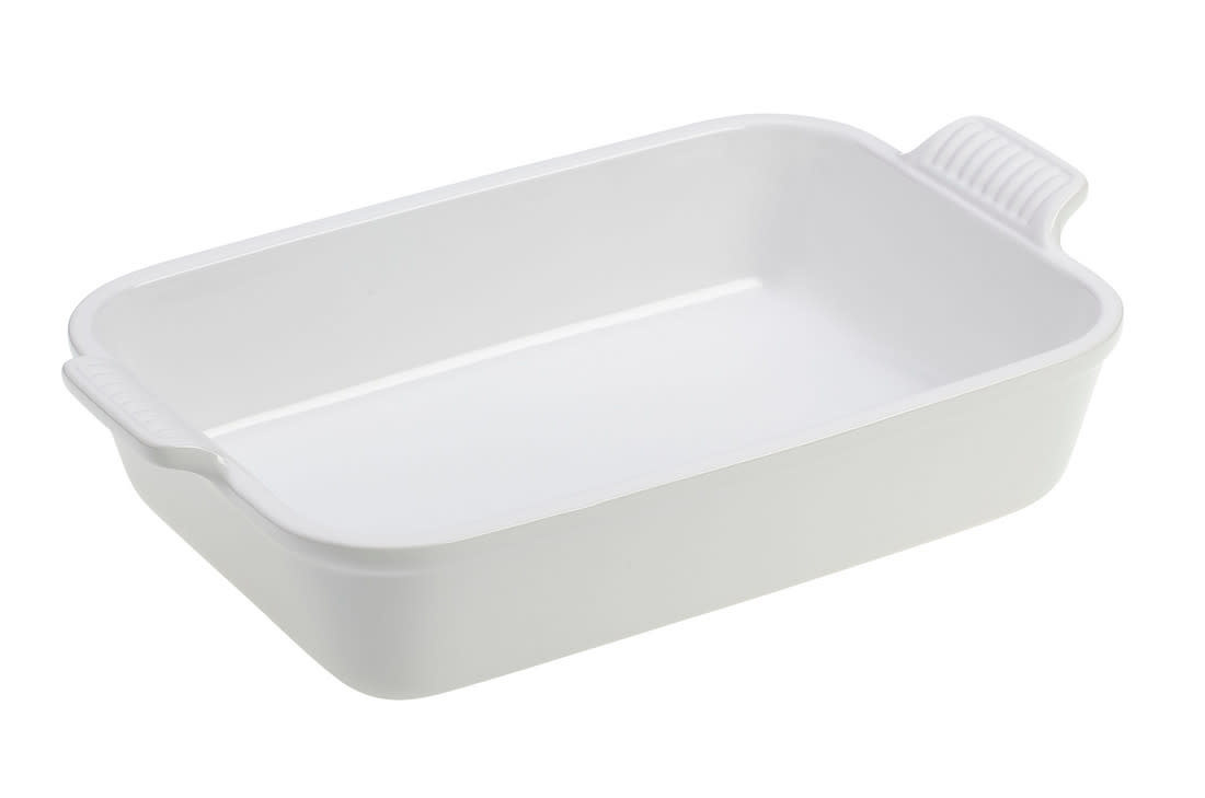 Heritage Rectangular Dish 4QT (12" x 9")  White