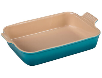 Heritage Rectangular Dish 4QT (12" x 9")  Caribbean