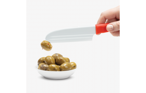 Knibble Lite - Cheese Knife, Fork + Nibbler