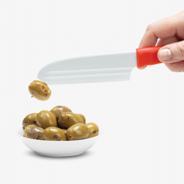 Knibble Lite - Cheese Knife, Fork + Nibbler
