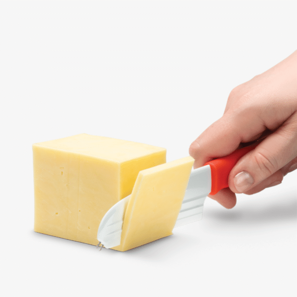 Knibble Lite - Cheese Knife, Fork + Nibbler