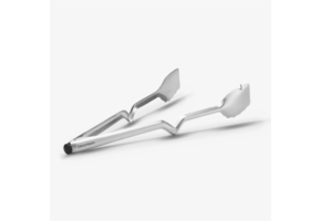BBQ Clongs - Tongs that Click, Lock, Scrape + Sit