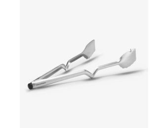 BBQ Clongs - Tongs that Click, Lock, Scrape + Sit