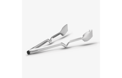 BBQ Clongs - Tongs that Click, Lock, Scrape + Sit