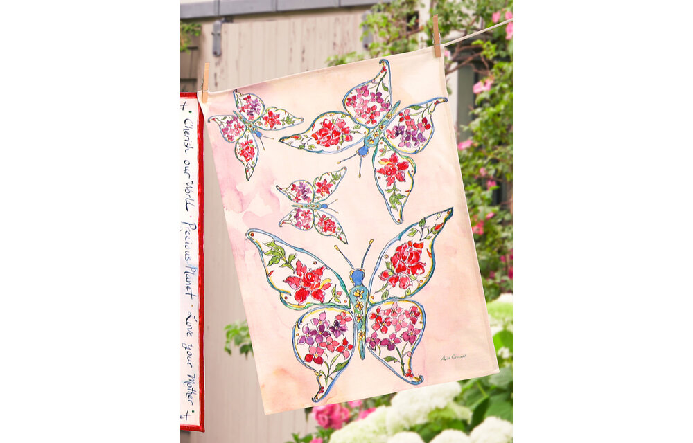 Kitchen Towels. Tea Towels. Flower Tea Towels. Spring Tea Towel