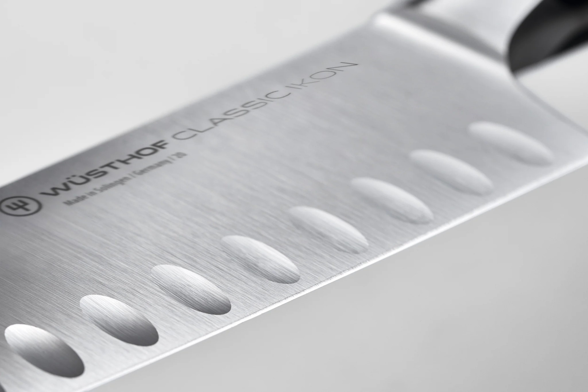 IKON Santoku 5", Hollow Edge