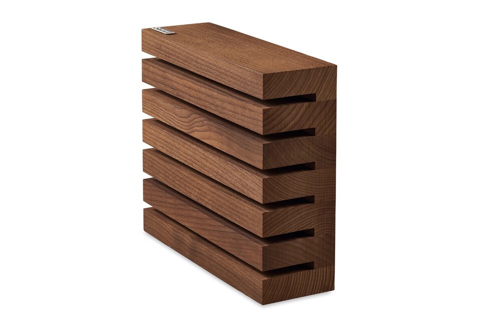 WUSTHOF Block Only 6 Slot Magnetic Beech Wood