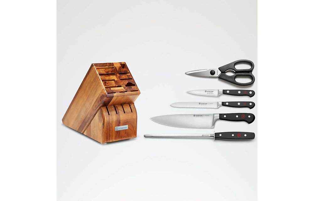 CLASSIC Block Set 6 Piece Starter Acacia