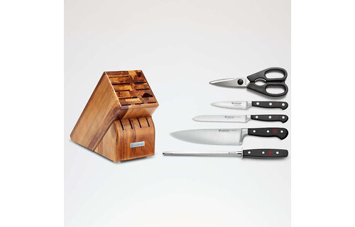 CLASSIC Block Set 6 Piece Starter Acacia